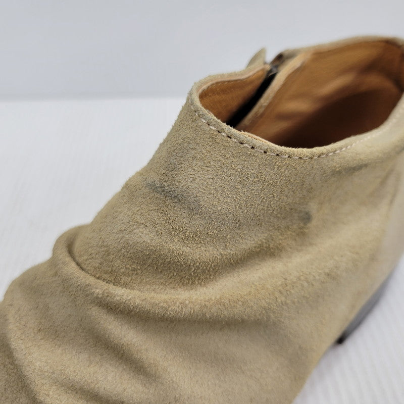 【現状渡し品】【メンズ】 PADRONE パドローネ SIDE ZIP SHORT BOOTS サイドジップ ショートブーツ 靴 164-261010-as-01-izu サイズ：41 カラー：ベージュ 万代Net店