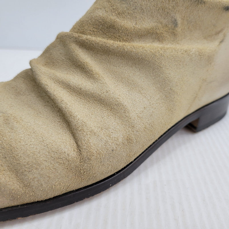【現状渡し品】【メンズ】 PADRONE パドローネ SIDE ZIP SHORT BOOTS サイドジップ ショートブーツ 靴 164-261010-as-01-izu サイズ：41 カラー：ベージュ 万代Net店
