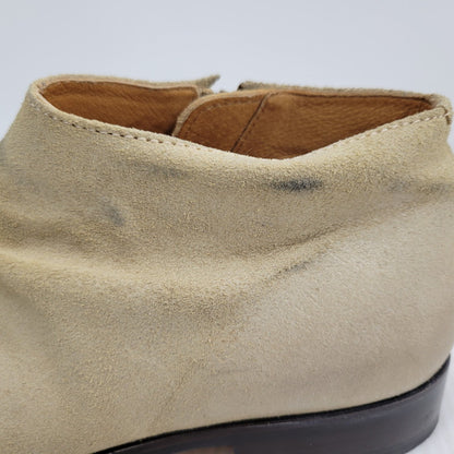 【現状渡し品】【メンズ】 PADRONE パドローネ SIDE ZIP SHORT BOOTS サイドジップ ショートブーツ 靴 164-261010-as-01-izu サイズ：41 カラー：ベージュ 万代Net店
