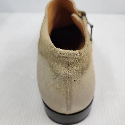 【現状渡し品】【メンズ】 PADRONE パドローネ SIDE ZIP SHORT BOOTS サイドジップ ショートブーツ 靴 164-261010-as-01-izu サイズ：41 カラー：ベージュ 万代Net店