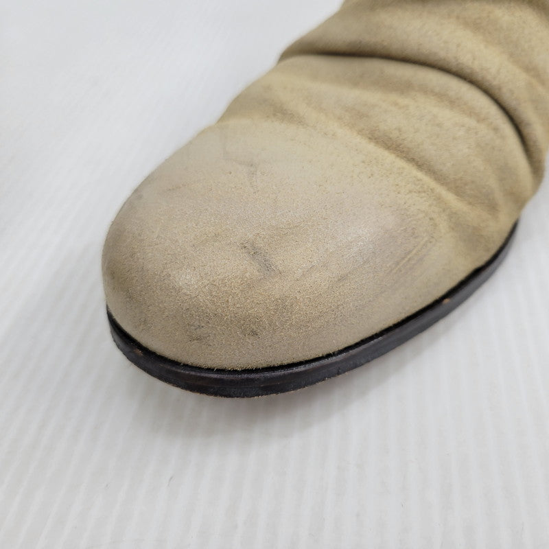 【現状渡し品】【メンズ】 PADRONE パドローネ SIDE ZIP SHORT BOOTS サイドジップ ショートブーツ 靴 164-261010-as-01-izu サイズ：41 カラー：ベージュ 万代Net店