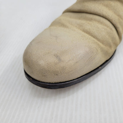 【現状渡し品】【メンズ】 PADRONE パドローネ SIDE ZIP SHORT BOOTS サイドジップ ショートブーツ 靴 164-261010-as-01-izu サイズ：41 カラー：ベージュ 万代Net店