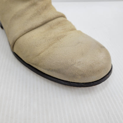 【現状渡し品】【メンズ】 PADRONE パドローネ SIDE ZIP SHORT BOOTS サイドジップ ショートブーツ 靴 164-261010-as-01-izu サイズ：41 カラー：ベージュ 万代Net店