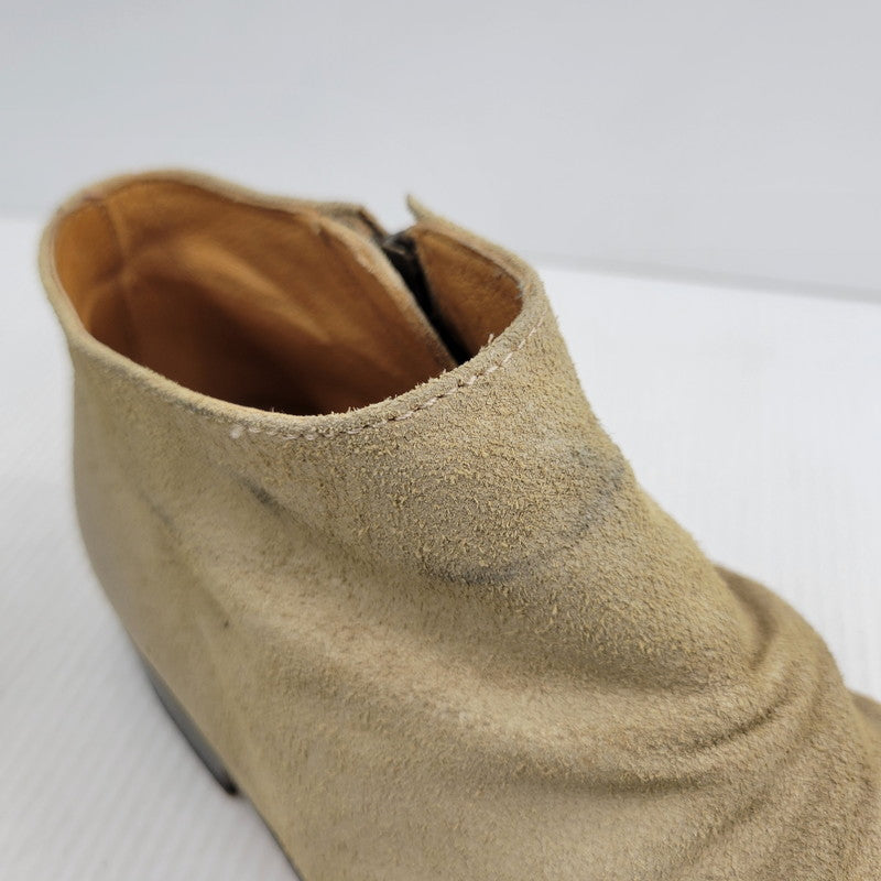 【現状渡し品】【メンズ】 PADRONE パドローネ SIDE ZIP SHORT BOOTS サイドジップ ショートブーツ 靴 164-261010-as-01-izu サイズ：41 カラー：ベージュ 万代Net店