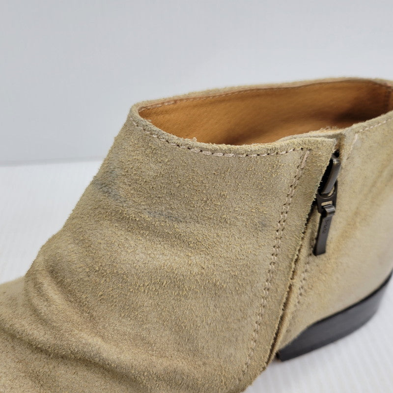 【現状渡し品】【メンズ】 PADRONE パドローネ SIDE ZIP SHORT BOOTS サイドジップ ショートブーツ 靴 164-261010-as-01-izu サイズ：41 カラー：ベージュ 万代Net店