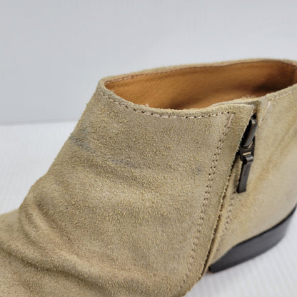 【現状渡し品】【メンズ】 PADRONE パドローネ SIDE ZIP SHORT BOOTS サイドジップ ショートブーツ 靴 164-261010-as-01-izu サイズ：41 カラー：ベージュ 万代Net店