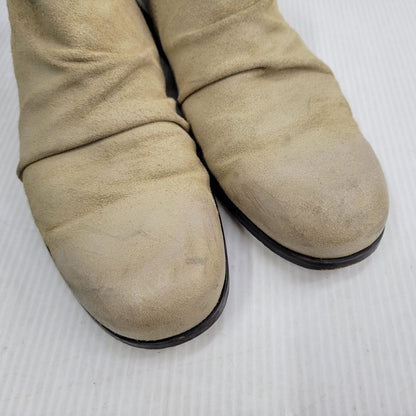 【現状渡し品】【メンズ】 PADRONE パドローネ SIDE ZIP SHORT BOOTS サイドジップ ショートブーツ 靴 164-261010-as-01-izu サイズ：41 カラー：ベージュ 万代Net店