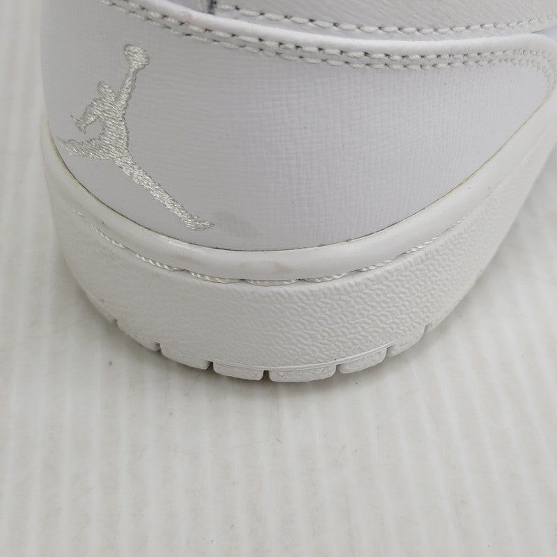 【中古品】【メンズ】 NIKE ナイキ AIR JORDAN 1 MID 554724-100 エア ジョーダン 1 ミッド スニーカー 靴 160-261010-as-12-izu サイズ：27cm カラー：WHITE/WHITE-COOL GREY 万代Net店