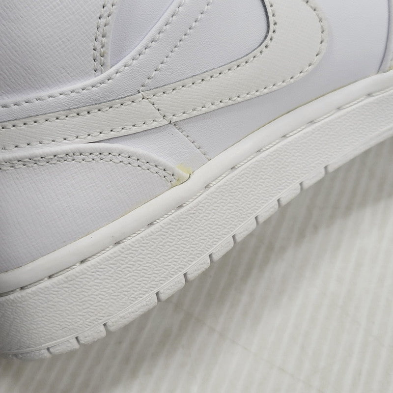 【中古品】【メンズ】 NIKE ナイキ AIR JORDAN 1 MID 554724-100 エア ジョーダン 1 ミッド スニーカー 靴 160-261010-as-12-izu サイズ：27cm カラー：WHITE/WHITE-COOL GREY 万代Net店