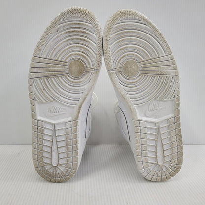 【中古品】【メンズ】 NIKE ナイキ AIR JORDAN 1 MID 554724-100 エア ジョーダン 1 ミッド スニーカー 靴 160-261010-as-12-izu サイズ：27cm カラー：WHITE/WHITE-COOL GREY 万代Net店