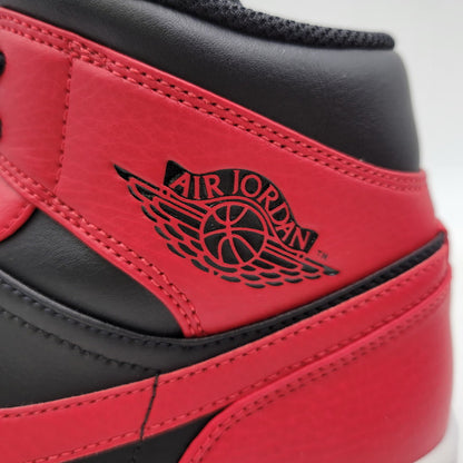 【中古品】【メンズ】 NIKE ナイキ AIR JORDAN 1 MID 554724-074 エア ジョーダン 1 ミッド スニーカー 靴 160-261011-as-02-izu サイズ：26.5cm カラー：BLACK/GYM RED-WHITE 万代Net店