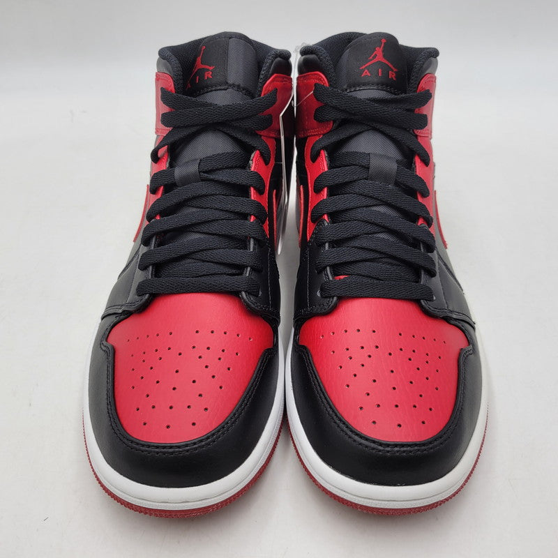 【中古品】【メンズ】 NIKE ナイキ AIR JORDAN 1 MID 554724-074 エア ジョーダン 1 ミッド スニーカー 靴 160-261011-as-02-izu サイズ：26.5cm カラー：BLACK/GYM RED-WHITE 万代Net店