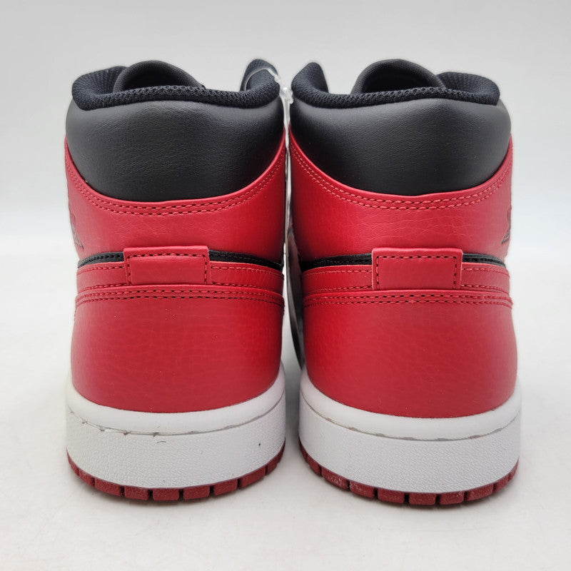 【中古品】【メンズ】 NIKE ナイキ AIR JORDAN 1 MID 554724-074 エア ジョーダン 1 ミッド スニーカー 靴 160-261011-as-02-izu サイズ：26.5cm カラー：BLACK/GYM RED-WHITE 万代Net店