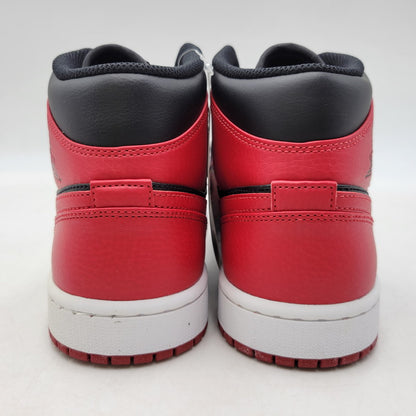 【中古品】【メンズ】 NIKE ナイキ AIR JORDAN 1 MID 554724-074 エア ジョーダン 1 ミッド スニーカー 靴 160-261011-as-02-izu サイズ：26.5cm カラー：BLACK/GYM RED-WHITE 万代Net店