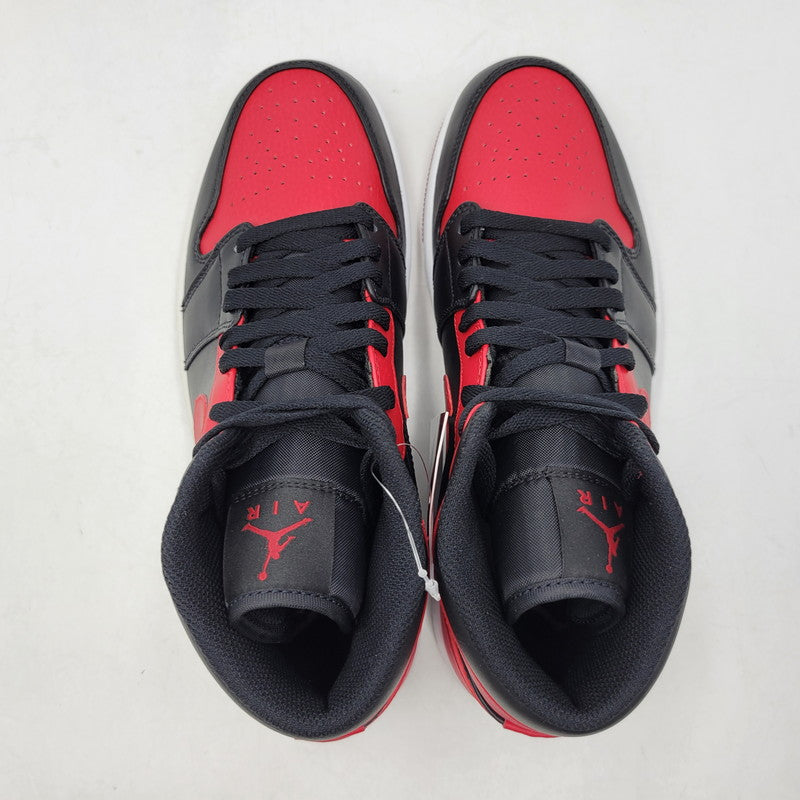 【中古品】【メンズ】 NIKE ナイキ AIR JORDAN 1 MID 554724-074 エア ジョーダン 1 ミッド スニーカー 靴 160-261011-as-02-izu サイズ：26.5cm カラー：BLACK/GYM RED-WHITE 万代Net店