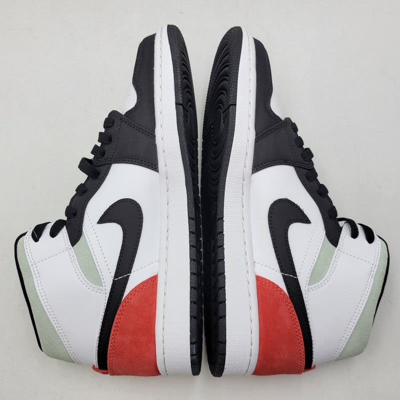 【中古品】【メンズ】 NIKE ナイキ AIR JORDAN 1 MID SE 852542-100 エアジョーダン 1 ミッド SE スニーカー 靴 160-261011-as-03-izu サイズ：27cm カラー：WHITE/TRACK RED-BLACK-IGLOO 万代Net店