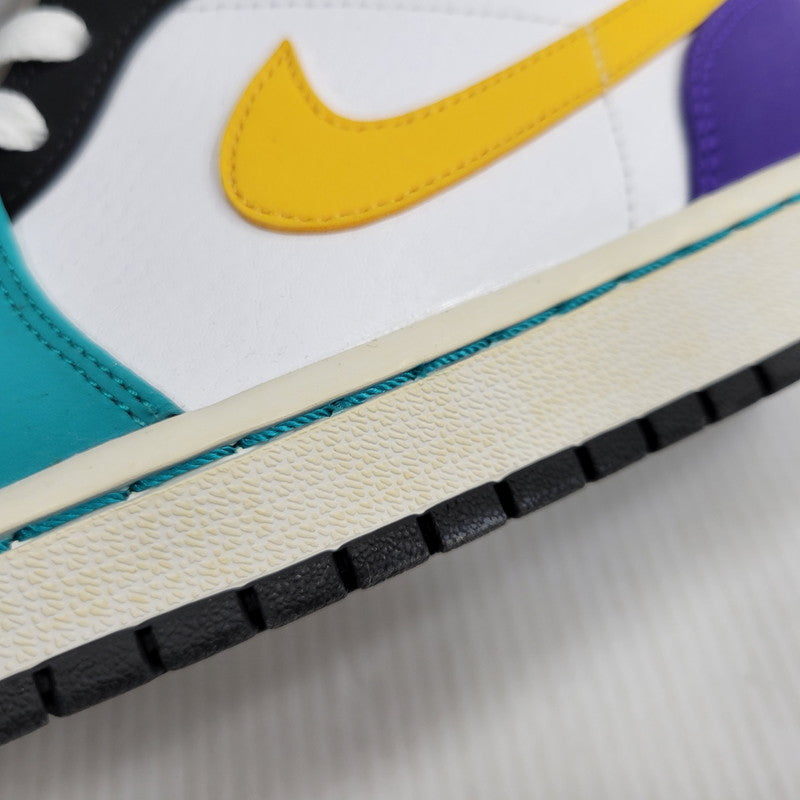 【中古品】【メンズ】 NIKE ナイキ AIR JORDAN 1 MID 554724-125 エアジョーダン 1 ミッド スニーカー 靴 160-261010-as-16-izu サイズ：27cm カラー：WHITE/UNIVERSITY RED-BLACK 万代Net店