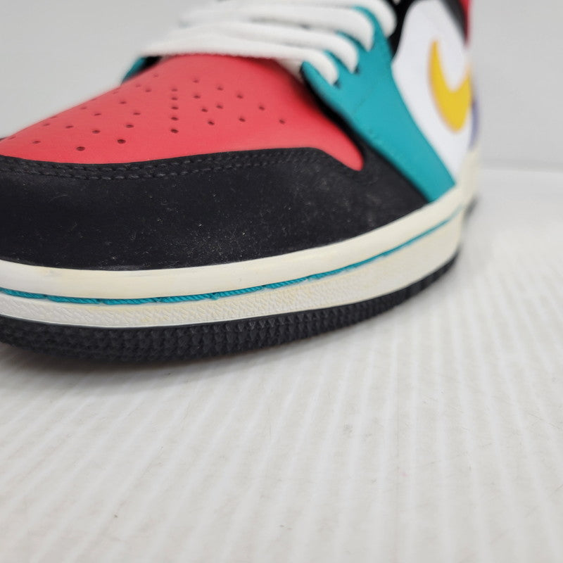 【中古品】【メンズ】 NIKE ナイキ AIR JORDAN 1 MID 554724-125 エアジョーダン 1 ミッド スニーカー 靴 160-261010-as-16-izu サイズ：27cm カラー：WHITE/UNIVERSITY RED-BLACK 万代Net店