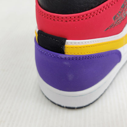 【中古品】【メンズ】 NIKE ナイキ AIR JORDAN 1 MID 554724-125 エアジョーダン 1 ミッド スニーカー 靴 160-261010-as-16-izu サイズ：27cm カラー：WHITE/UNIVERSITY RED-BLACK 万代Net店