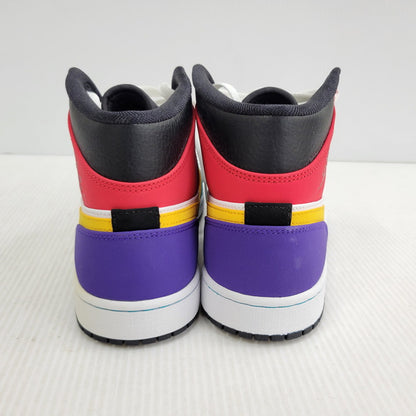 【中古品】【メンズ】 NIKE ナイキ AIR JORDAN 1 MID 554724-125 エアジョーダン 1 ミッド スニーカー 靴 160-261010-as-16-izu サイズ：27cm カラー：WHITE/UNIVERSITY RED-BLACK 万代Net店