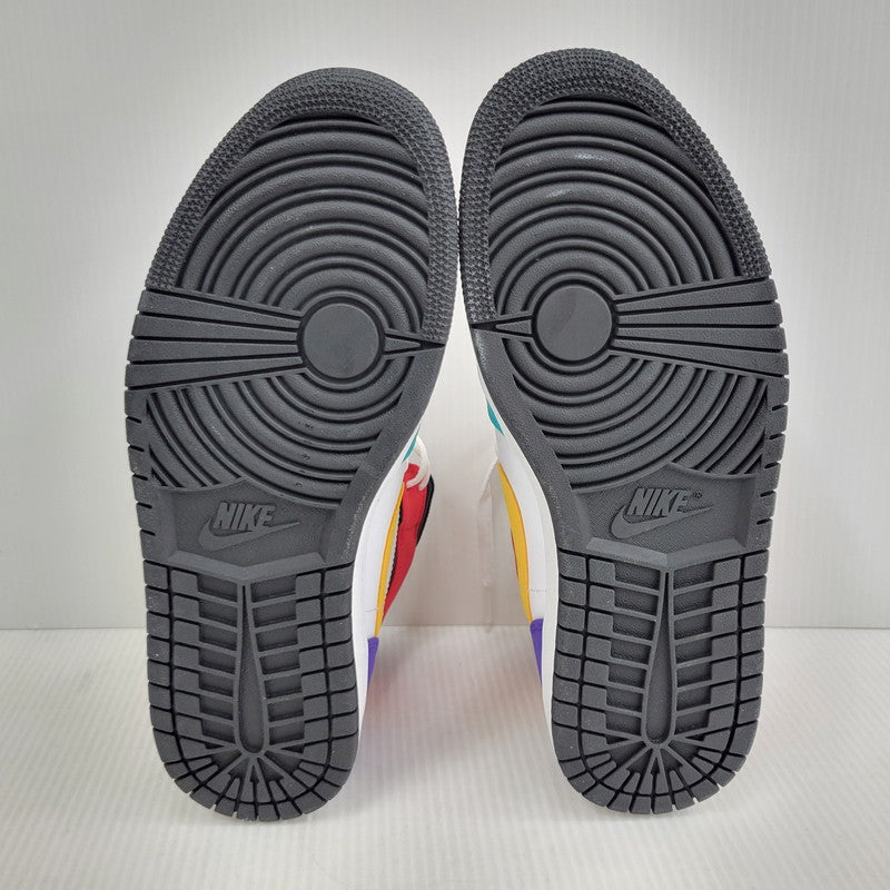 【中古品】【メンズ】 NIKE ナイキ AIR JORDAN 1 MID 554724-125 エアジョーダン 1 ミッド スニーカー 靴 160-261010-as-16-izu サイズ：27cm カラー：WHITE/UNIVERSITY RED-BLACK 万代Net店