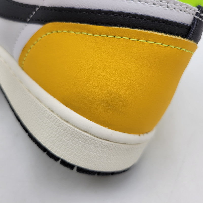 【中古美品】【メンズ】 NIKE ナイキ AIR JORDAN 1 RETRO HIGH OG 555088-118 エア ジョーダン 1 レトロ ハイ OG スニーカー 靴 160-261011-as-04-izu サイズ：27cm カラー：WHITE/BLACK-VOLT 万代Net店
