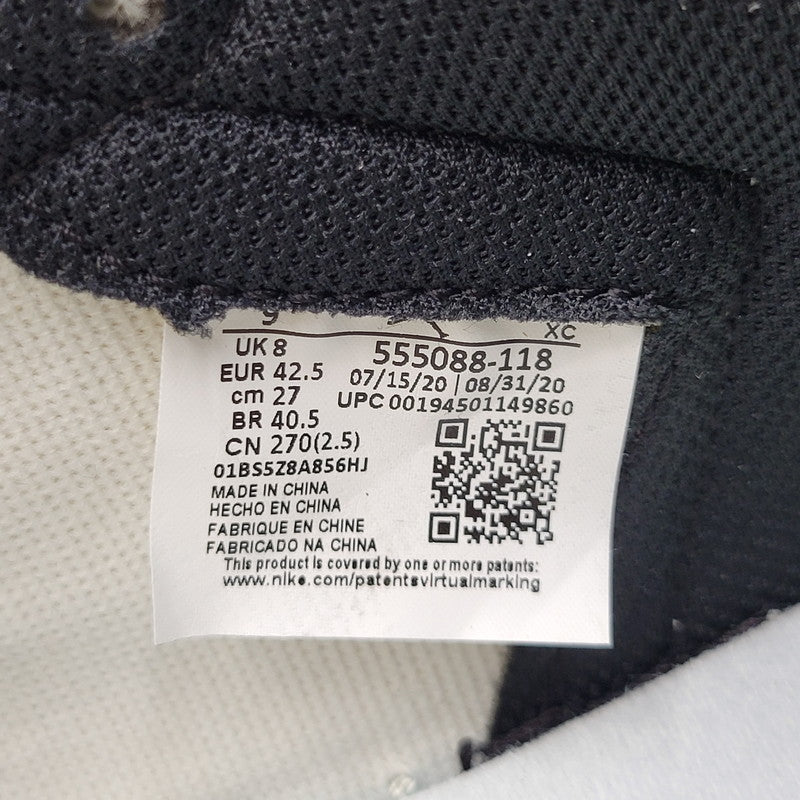 【中古美品】【メンズ】 NIKE ナイキ AIR JORDAN 1 RETRO HIGH OG 555088-118 エア ジョーダン 1 レトロ ハイ OG スニーカー 靴 160-261011-as-04-izu サイズ：27cm カラー：WHITE/BLACK-VOLT 万代Net店