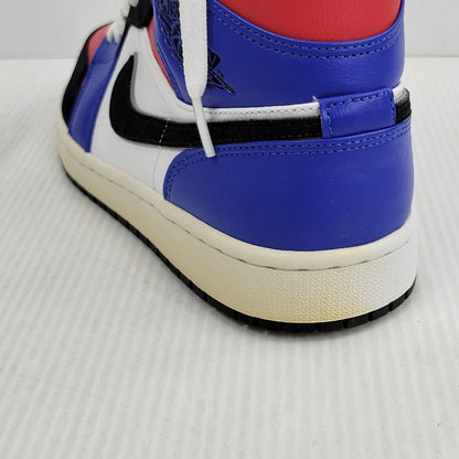 【中古品】【メンズ】 NIKE ナイキ AIR JORDAN 1 MID 554724-124 エアジョーダン 1 ミッド スニーカー 靴 160-261010-as-14-izu サイズ：27cm カラー：WHITE/BLACK-HYPER ROYAL 万代Net店