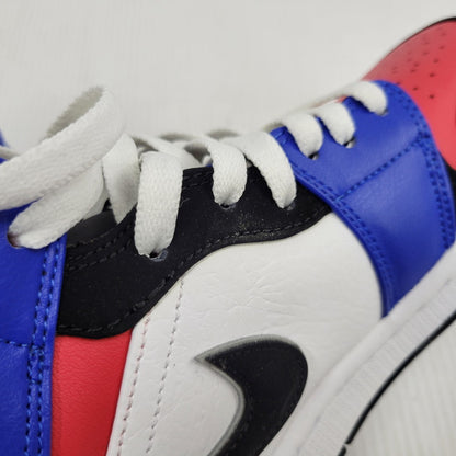 【中古品】【メンズ】 NIKE ナイキ AIR JORDAN 1 MID 554724-124 エアジョーダン 1 ミッド スニーカー 靴 160-261010-as-14-izu サイズ：27cm カラー：WHITE/BLACK-HYPER ROYAL 万代Net店