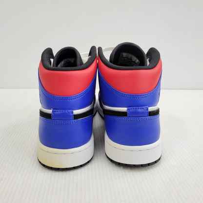 【中古品】【メンズ】 NIKE ナイキ AIR JORDAN 1 MID 554724-124 エアジョーダン 1 ミッド スニーカー 靴 160-261010-as-14-izu サイズ：27cm カラー：WHITE/BLACK-HYPER ROYAL 万代Net店
