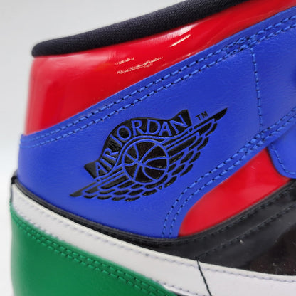 【中古品】【メンズ】 NIKE ナイキ WMNS AIR JORDAN 1 MID SE CV5276-001 ウィメンズ エア ジョーダン 1 ミッド SE スニーカー 靴 160-261011-as-07-izu サイズ：27.5cm カラー：BLACK/GAME ROYAL-WHITE-GYM RED-PINE GREEN 万代Net店