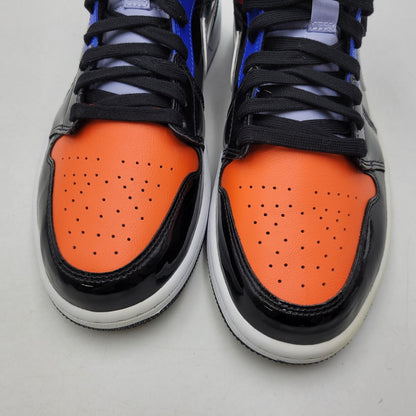【中古品】【メンズ】 NIKE ナイキ WMNS AIR JORDAN 1 MID SE CV5276-001 ウィメンズ エア ジョーダン 1 ミッド SE スニーカー 靴 160-261011-as-07-izu サイズ：27.5cm カラー：BLACK/GAME ROYAL-WHITE-GYM RED-PINE GREEN 万代Net店