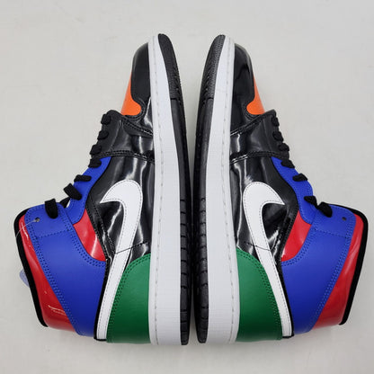 【中古品】【メンズ】 NIKE ナイキ WMNS AIR JORDAN 1 MID SE CV5276-001 ウィメンズ エア ジョーダン 1 ミッド SE スニーカー 靴 160-261011-as-07-izu サイズ：27.5cm カラー：BLACK/GAME ROYAL-WHITE-GYM RED-PINE GREEN 万代Net店