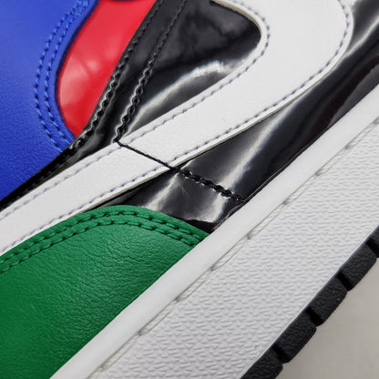 【中古品】【メンズ】 NIKE ナイキ WMNS AIR JORDAN 1 MID SE CV5276-001 ウィメンズ エア ジョーダン 1 ミッド SE スニーカー 靴 160-261011-as-07-izu サイズ：27.5cm カラー：BLACK/GAME ROYAL-WHITE-GYM RED-PINE GREEN 万代Net店