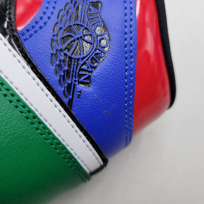 【中古品】【メンズ】 NIKE ナイキ WMNS AIR JORDAN 1 MID SE CV5276-001 ウィメンズ エア ジョーダン 1 ミッド SE スニーカー 靴 160-261011-as-07-izu サイズ：27.5cm カラー：BLACK/GAME ROYAL-WHITE-GYM RED-PINE GREEN 万代Net店