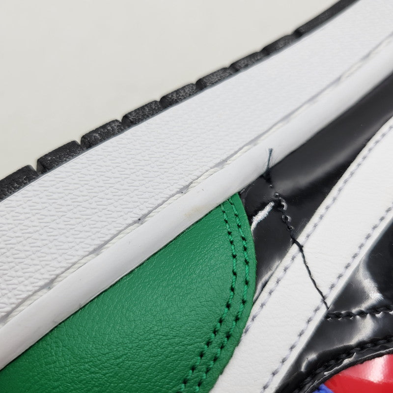 【中古品】【メンズ】 NIKE ナイキ WMNS AIR JORDAN 1 MID SE CV5276-001 ウィメンズ エア ジョーダン 1 ミッド SE スニーカー 靴 160-261011-as-07-izu サイズ：27.5cm カラー：BLACK/GAME ROYAL-WHITE-GYM RED-PINE GREEN 万代Net店
