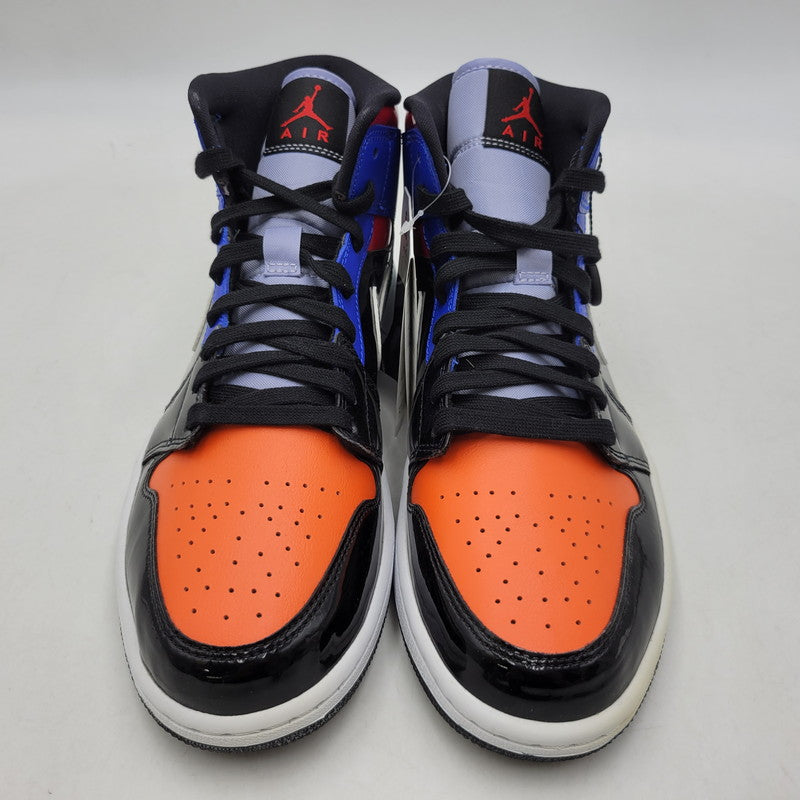 【中古品】【メンズ】 NIKE ナイキ WMNS AIR JORDAN 1 MID SE CV5276-001 ウィメンズ エア ジョーダン 1 ミッド SE スニーカー 靴 160-261011-as-07-izu サイズ：27.5cm カラー：BLACK/GAME ROYAL-WHITE-GYM RED-PINE GREEN 万代Net店