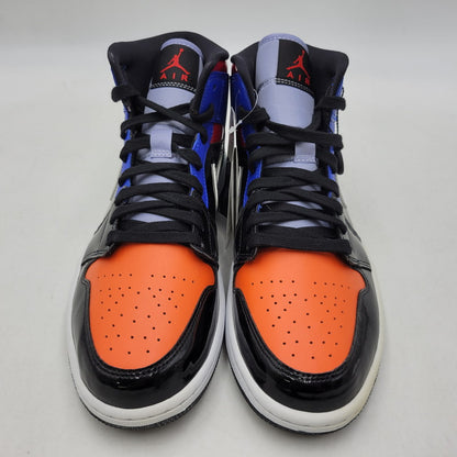 【中古品】【メンズ】 NIKE ナイキ WMNS AIR JORDAN 1 MID SE CV5276-001 ウィメンズ エア ジョーダン 1 ミッド SE スニーカー 靴 160-261011-as-07-izu サイズ：27.5cm カラー：BLACK/GAME ROYAL-WHITE-GYM RED-PINE GREEN 万代Net店