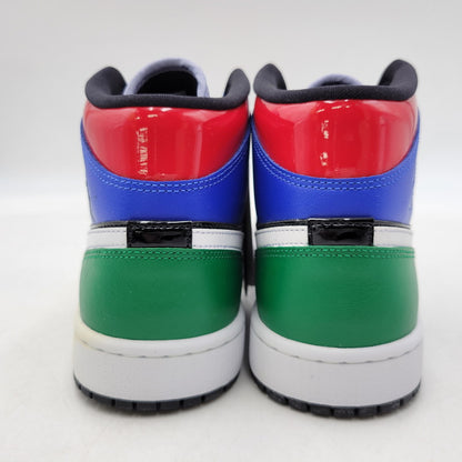 【中古品】【メンズ】 NIKE ナイキ WMNS AIR JORDAN 1 MID SE CV5276-001 ウィメンズ エア ジョーダン 1 ミッド SE スニーカー 靴 160-261011-as-07-izu サイズ：27.5cm カラー：BLACK/GAME ROYAL-WHITE-GYM RED-PINE GREEN 万代Net店