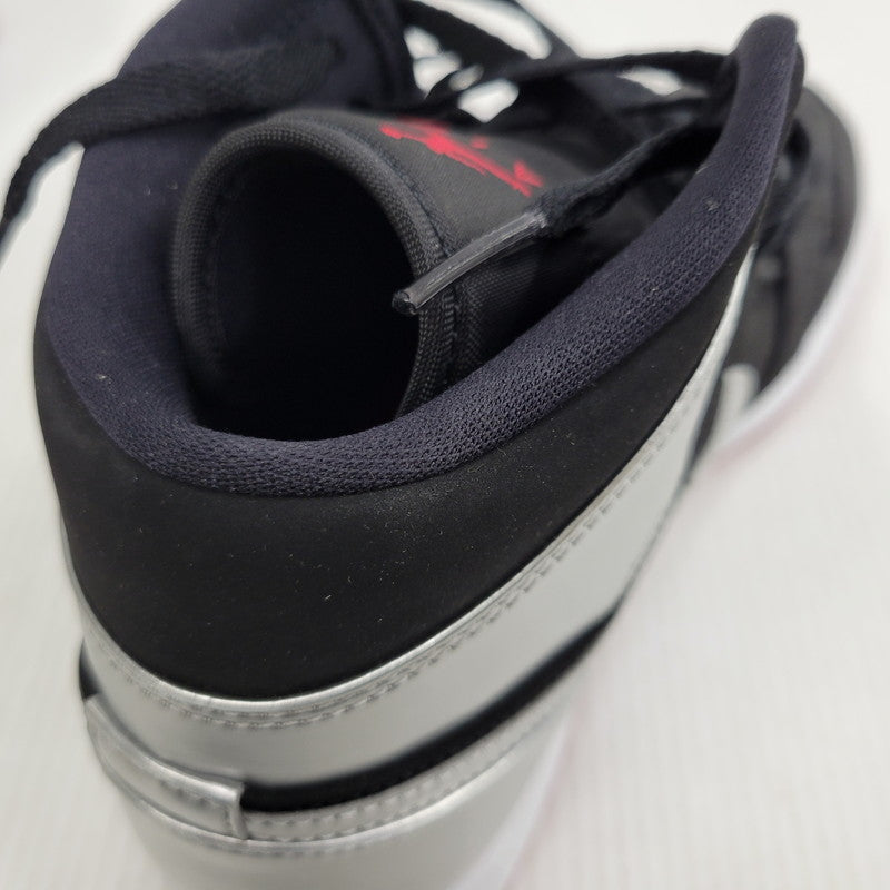 【中古品】【メンズ】 NIKE ナイキ AIR JORDAN 1 MID 554724-057 エア ジョーダン 1 ミッド スニーカー 靴 160-261010-as-15-izu サイズ：27cm カラー：BLACK/GYM RED-METALIC SILVER 万代Net店