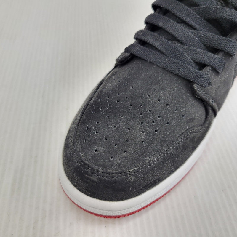 【中古品】【メンズ】 NIKE ナイキ AIR JORDAN 1 MID 554724-057 エア ジョーダン 1 ミッド スニーカー 靴 160-261010-as-15-izu サイズ：27cm カラー：BLACK/GYM RED-METALIC SILVER 万代Net店