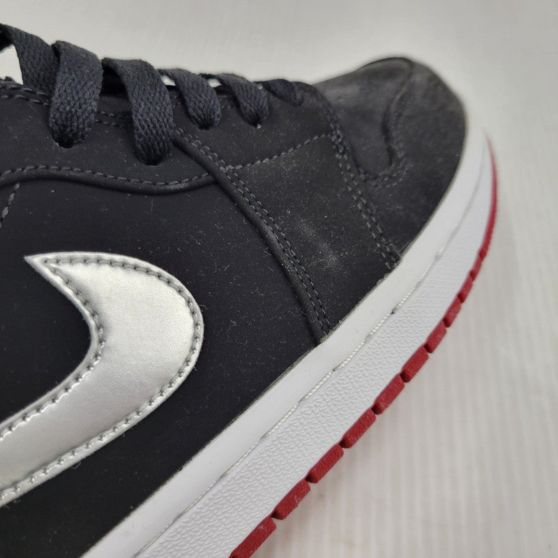 【中古品】【メンズ】 NIKE ナイキ AIR JORDAN 1 MID 554724-057 エア ジョーダン 1 ミッド スニーカー 靴 160-261010-as-15-izu サイズ：27cm カラー：BLACK/GYM RED-METALIC SILVER 万代Net店