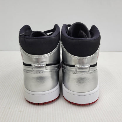 【中古品】【メンズ】 NIKE ナイキ AIR JORDAN 1 MID 554724-057 エア ジョーダン 1 ミッド スニーカー 靴 160-261010-as-15-izu サイズ：27cm カラー：BLACK/GYM RED-METALIC SILVER 万代Net店