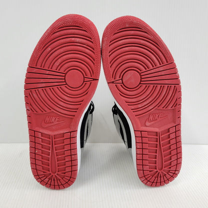 【中古品】【メンズ】 NIKE ナイキ AIR JORDAN 1 MID 554724-057 エア ジョーダン 1 ミッド スニーカー 靴 160-261010-as-15-izu サイズ：27cm カラー：BLACK/GYM RED-METALIC SILVER 万代Net店