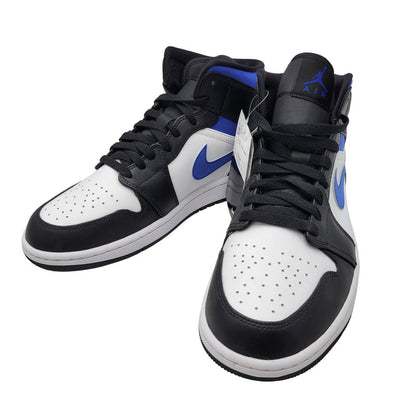 【中古美品】【メンズ】 NIKE ナイキ AIR JORDAN 1 MID 554724-140 エアジョーダン 1 ミッド スニーカー 靴 160-261011-as-01-izu サイズ：27cm カラー：WHITE/RACER BLUE-BLACK 万代Net店