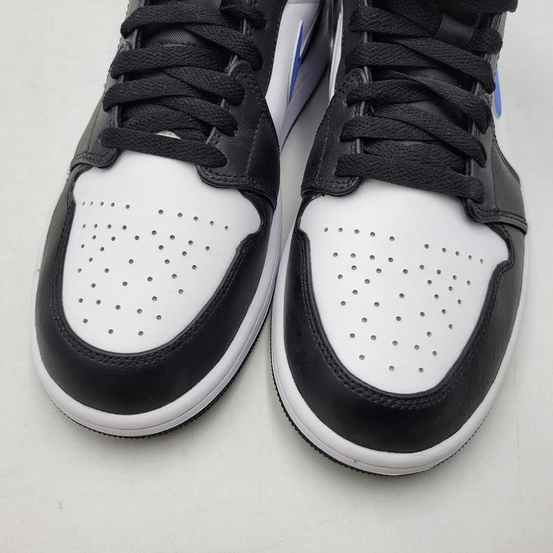 【中古美品】【メンズ】 NIKE ナイキ AIR JORDAN 1 MID 554724-140 エアジョーダン 1 ミッド スニーカー 靴 160-261011-as-01-izu サイズ：27cm カラー：WHITE/RACER BLUE-BLACK 万代Net店