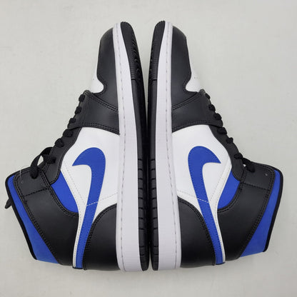 【中古美品】【メンズ】 NIKE ナイキ AIR JORDAN 1 MID 554724-140 エアジョーダン 1 ミッド スニーカー 靴 160-261011-as-01-izu サイズ：27cm カラー：WHITE/RACER BLUE-BLACK 万代Net店