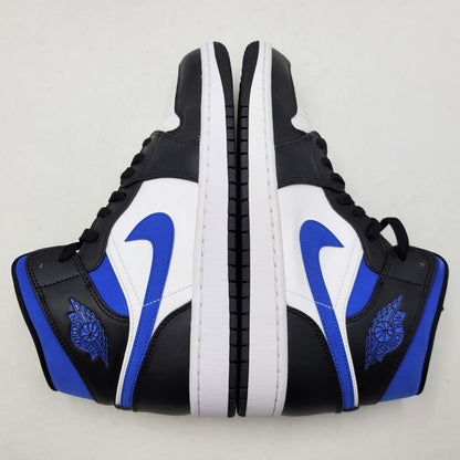 【中古美品】【メンズ】 NIKE ナイキ AIR JORDAN 1 MID 554724-140 エアジョーダン 1 ミッド スニーカー 靴 160-261011-as-01-izu サイズ：27cm カラー：WHITE/RACER BLUE-BLACK 万代Net店