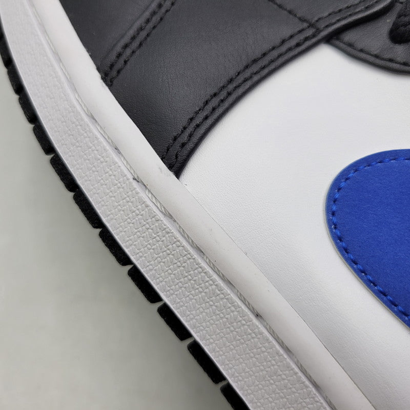 【中古美品】【メンズ】 NIKE ナイキ AIR JORDAN 1 MID 554724-140 エアジョーダン 1 ミッド スニーカー 靴 160-261011-as-01-izu サイズ：27cm カラー：WHITE/RACER BLUE-BLACK 万代Net店