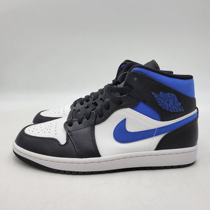 【中古美品】【メンズ】 NIKE ナイキ AIR JORDAN 1 MID 554724-140 エアジョーダン 1 ミッド スニーカー 靴 160-261011-as-01-izu サイズ：27cm カラー：WHITE/RACER BLUE-BLACK 万代Net店